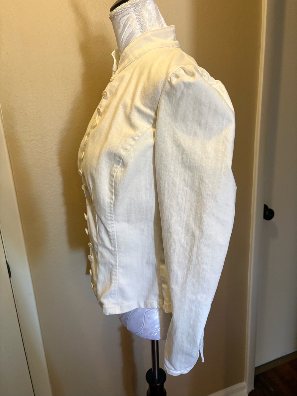Ralph Lauren Ivory Tailored Button-Front Blazer - Picture 2 of 6